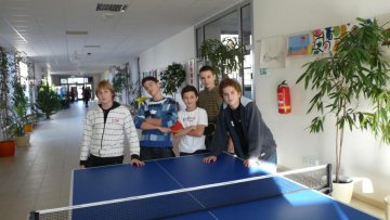 Nový ping-pong ve Školním klubu - 2.12.2009