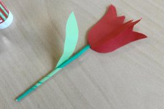 Začínáme tulipánem.