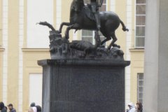 Jezdecká socha sv. Jiří - unikát