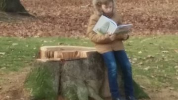 Čtení v parku