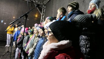 2019 Vystoupení Větrníčku na Rozsvícení vánočního stromu před radnicí