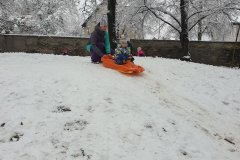 Odstrčilovi si užívali první sníh s námi