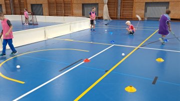 Ukázková hodina florbalu