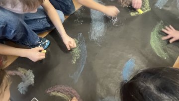 Společná kresba polární záře