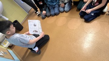 Český jazyk - čtení slabik a spolupráce se třeťáky