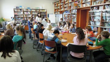 Knihovna - výsledky výtvarné soutěže a poděkování dětem
