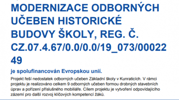 Výzva 48 - Modernizace odborných učeben historické budovy školy