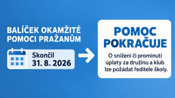 Balíček okamžité pomoci Pražanům byl ukončen