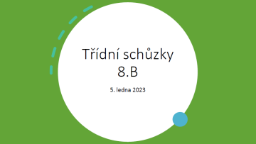 Prezentace z třídních schůzek