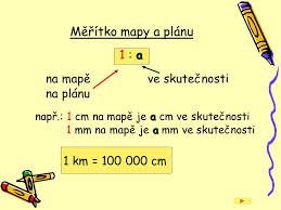 Měřítko map a plánů