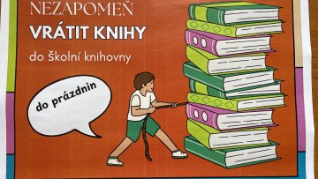 Před prázdninami vrať knížky do školní knihovny