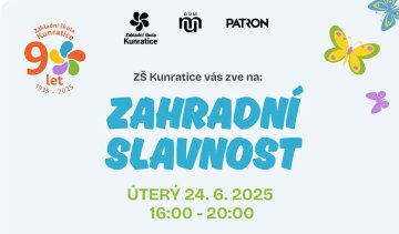 ZAHRADNÍ SLAVNOST - úterý 24. 6. 2025
