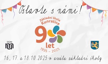 Přijďte s námi oslavit 90 let ZŠ Kunratice!