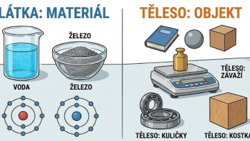 Těleso a látka