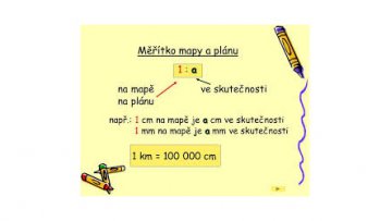 Měřítko map a plánů