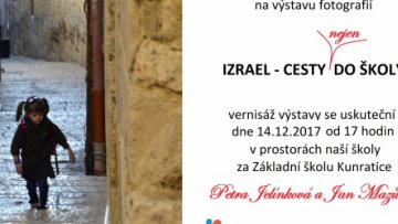 IZRAEL – CESTY nejen DO ŠKOLY