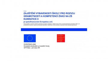 Výzva 37 - Modernizace vybavení na ZŠ Kunratice II